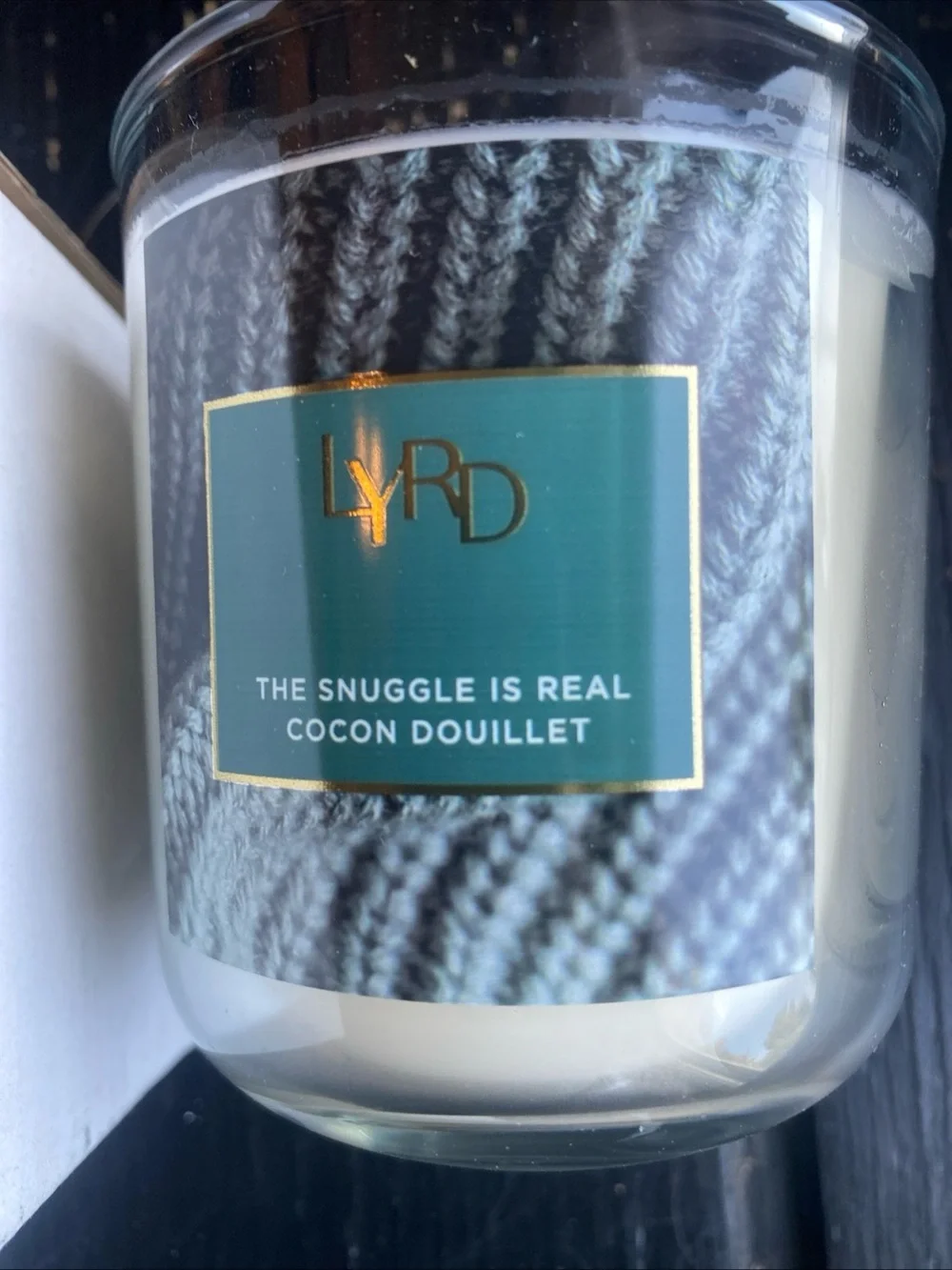 The Snuggle Is Real Scented Candle - White